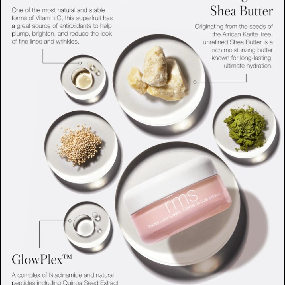 Lux Face Skin Cream - RMS Beauty Kakadu Luxe Cream-NWT - Deluxe Mini travel - Picture 3 of 5